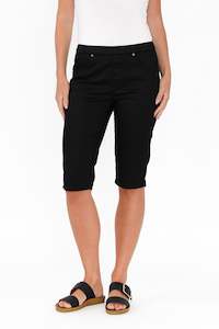 Tora Black Stretch Shorts