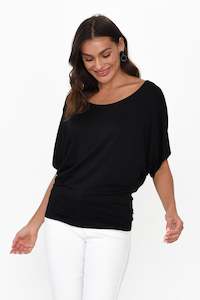 Womenswear: Black Maui Tee