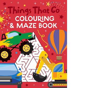 Books: Colouring and Mazes Things That Go