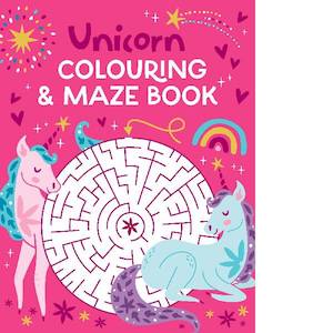 Books: Colouring and Mazes Unicorn