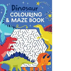 Colouring and Mazes Dinosaur