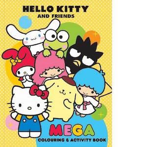 Books: Hello Kitty And Friends Mega Colouring