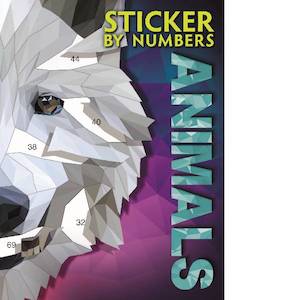 Books: Sticker By Numbers Animals