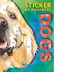 Books: Sticker By Numbers Dogs