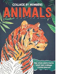 Collage By Numbers Animals