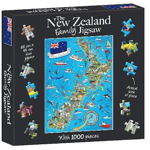 Books: 1000PC New Zealand Family Jigsaw Puzzle