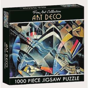 Books: 1000PC Art Deco The Arrival Jigsaw