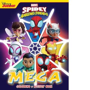 Books: Spidey And His Amazing Friends Mega Colouring