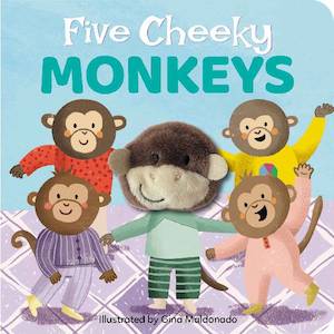 Books: Five Cheeky Monkeys Finger Puppet