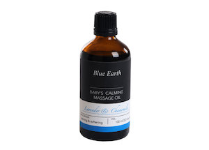 Baby's Calming Massage Oil Blue Earth Natural Skin Care