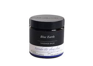 Lavender and Ylang Ylang Massage Balm Blue Earth Natural Skin Care