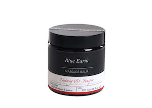 Nutmeg and Juniper Massage Balm Blue Earth Natural Skin Care