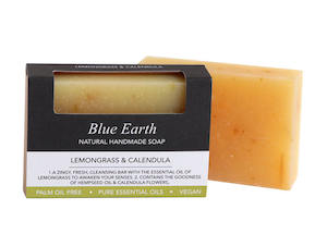 Lemongrass & Calendula Soap Blue Earth Natural Skin Care