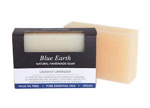 Lavishly Lavender Soap Blue Earth Natural Skin Care