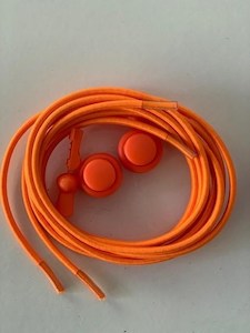 Sporting equipment: BUNGEE LOCK LACES ORANGE