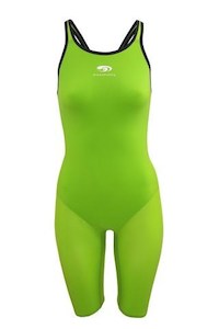 Sporting equipment: FEMALE neroFIT KNEESKIN LIME GREEN