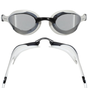 Sporting equipment: CONTOUR GOGGLE WHITE FRAME/SILVER MIRROR