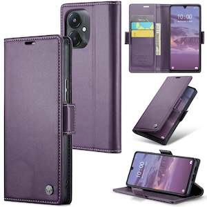 Xiaomi Redmi 13C CaseMe 023 Wallet Flip Cover, RFID Protection, Card Holder