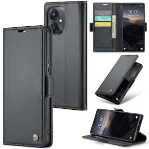 Xiaomi Redmi 13C CaseMe 023 Wallet Flip Cover, RFID Protection, Card Holder