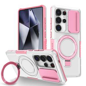 Samsung Galaxy S25 Ultra Magsafe Sliding Cover Case (PinkWhite)