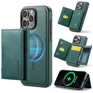 iPhone 16 Pro Max DG.Ming MagSafe Wallet Case (Green)