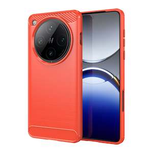 Internet only: OPPO Find X8 Pro Carbon Fibre Brushed Case (Red)