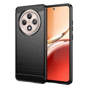 OPPO Reno 12 F Carbon Fibre Brushed Case (Black)