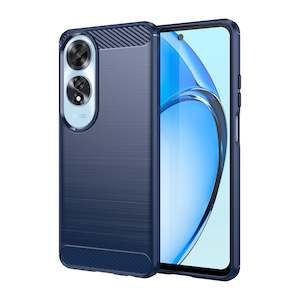 OPPO A60 4G Carbon Fibre Brushed Case (Navy)