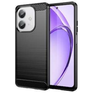 OPPO A60 5G Carbon Fibre Brushed Case (Black)