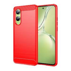 Internet only: OnePlus Nord CE4 Lite Carbon Fibre Brushed Case (Red)