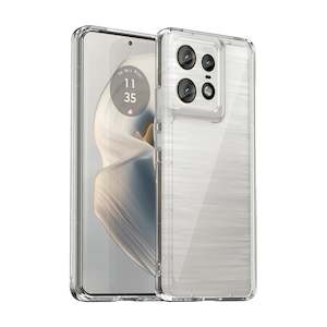 Motorola Moto Edge 50 Pro Soft TPU Bumper Case (Clear)