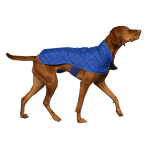 Dog Jacket Puddle Blue