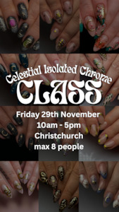 Celestial Isolated Chrome Nail Art Class