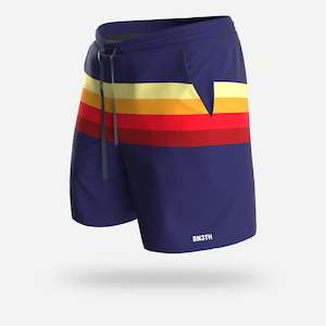 Sporting good wholesaling - except clothing or footwear: AGUA VOLLEY 2n1 SHORT : RETROSTRIPE NAVY