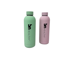 Accessories: BN Water Bottle - Green Stainless Steel