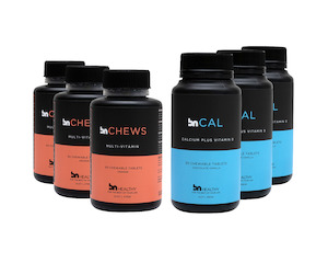 Vitamins & Minerals: BN Chews and BN Cal Subscription - 3 bottles of each