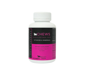 BN Chews Wild Berry Iron Free - Chewable Multivitamins