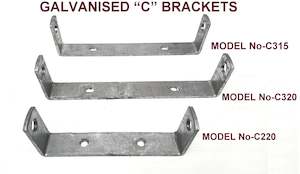 KEEL ROLLER BRACKETS 220MM OR 315MM OR 320MM 'C' SHAPE