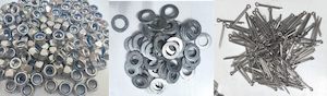 Trailer dealing - boat: M12 X Nyloc Stainless Nuts / Washers / Split Pins For Boat Trailers