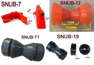 SNUBS/ 'V' BLOCKS FOR BOAT & JET SKI TRAILERS PU(POLYURETHANE) & RUBBER