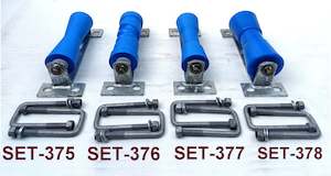 Trailer dealing - boat: KEEL ROLLER WITH 'C' BRACKET + "U" BOLTS + 16MM SHAFT FOR BOAT TRAILERS.