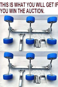 SUPER HEAVY DUTY WOBBLE ROLLERS ASSEMBLY FOR BOAT TRAILER-2 SETS OF 6