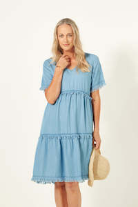 Clothing: Lemon Tree - Beatrice Dress // Chambray