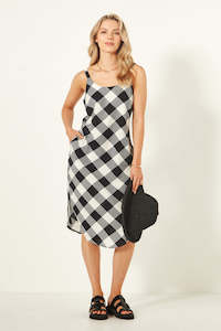 Lemon Tree - Maddie Dress // Gingham