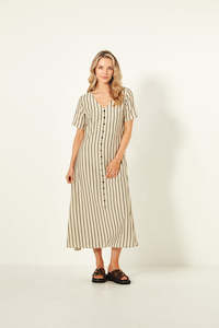 Clothing: Lemon Tree - Marta Dress // Sand