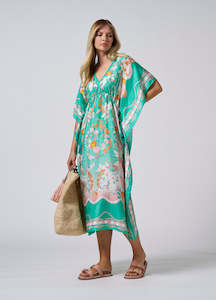 Loobie's Story - La Plage Kaftan // Spearmint Multi