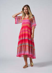 Loobie's Story - Rosita Midi Dress // Rouge Multi