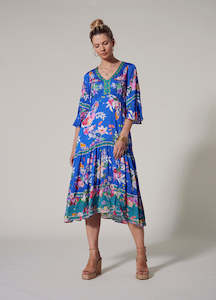 Loobie's Story - La Fiesta Dress // Corfu Blue Multi