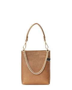 Clothing: Saben - Coco Mini Bag // Brushed Bronze