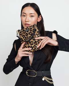 Saben - Coco Mini Bag // Leopard Haircalf